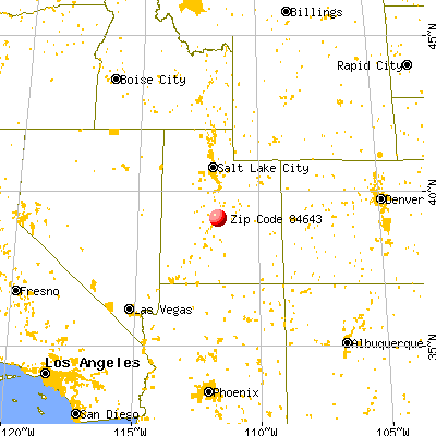 Mayfield, UT (84643) map from a distance