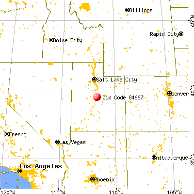Wales, UT (84667) map from a distance