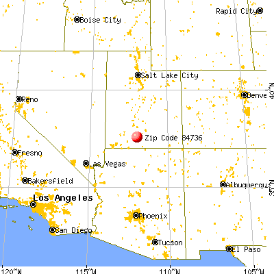 Henrieville, UT (84736) map from a distance