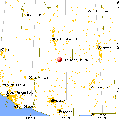 Torrey, UT (84775) map from a distance