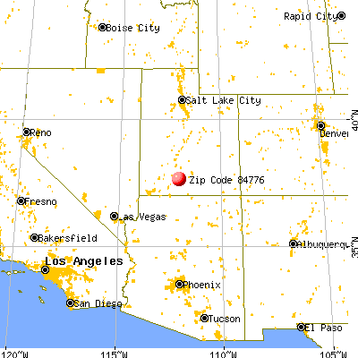 Tropic, UT (84776) map from a distance