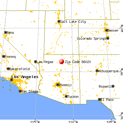 Cameron, AZ (86020) map from a distance
