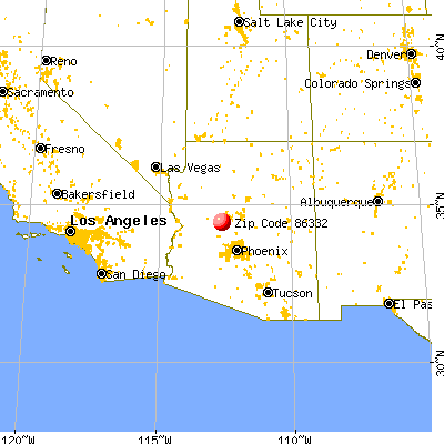 Wilhoit, AZ (86332) map from a distance