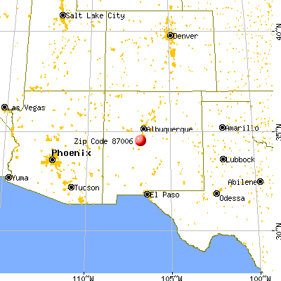 Abeytas, NM (87006) map from a distance