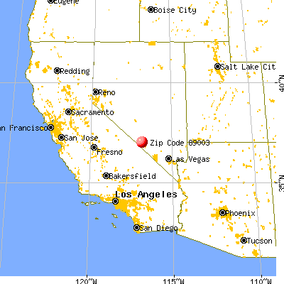 Beatty, NV (89003) map from a distance