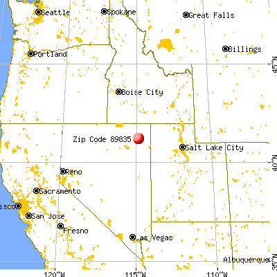 Wells, NV (89835) map from a distance