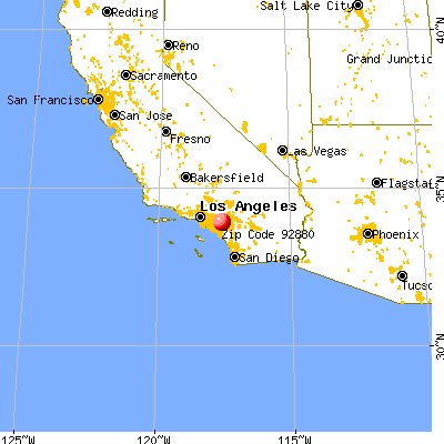 Eastvale, CA (92880) map from a distance