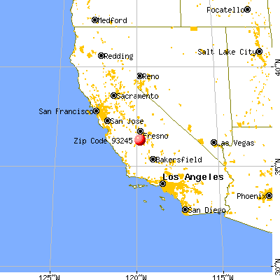 Lemoore, CA (93245) map from a distance