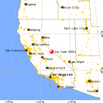 Benton, CA (93512) map from a distance