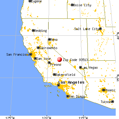 Big Pine, CA (93513) map from a distance
