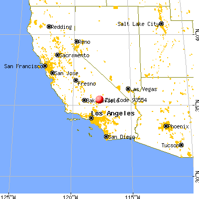 Randsburg, CA (93554) map from a distance
