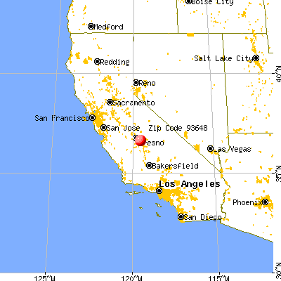 Parlier, CA (93648) map from a distance