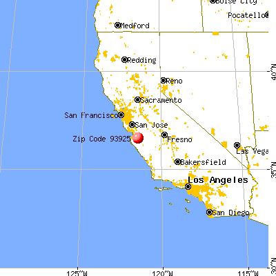 Chualar, CA (93925) map from a distance