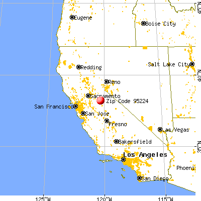 Avery, CA (95224) map from a distance