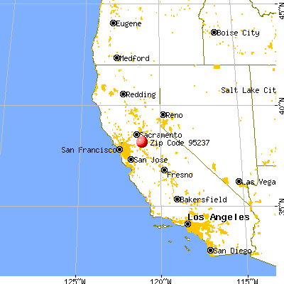 Lockeford, CA (95237) map from a distance