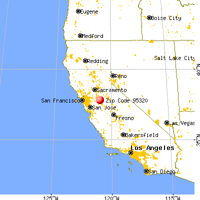 Escalon, CA (95320) map from a distance