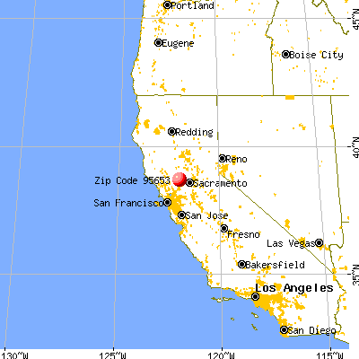 Madison, CA (95653) map from a distance