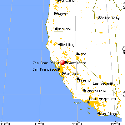 Winters, CA (95694) map from a distance