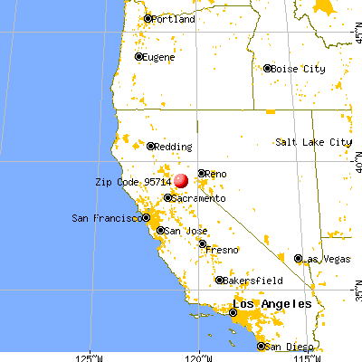 Dutch Flat, CA (95714) map from a distance