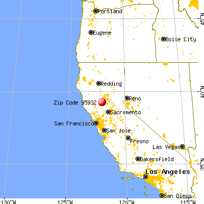 Colusa, CA (95932) map from a distance