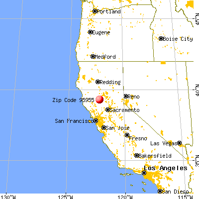 Maxwell, CA (95955) map from a distance