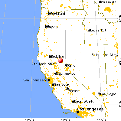 Taylorsville, CA (95983) map from a distance