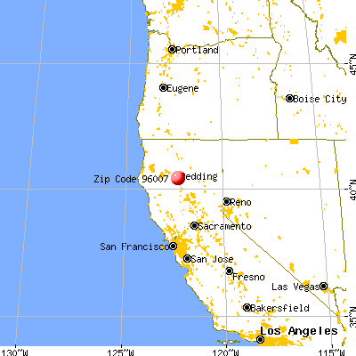 Anderson, CA (96007) map from a distance