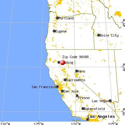 Shingletown, CA (96088) map from a distance