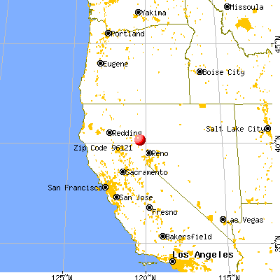 Milford, CA (96121) map from a distance