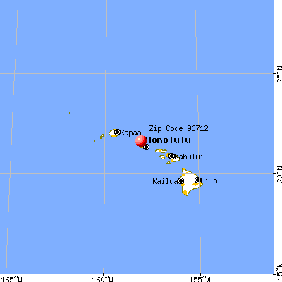 Pupukea, HI (96712) map from a distance