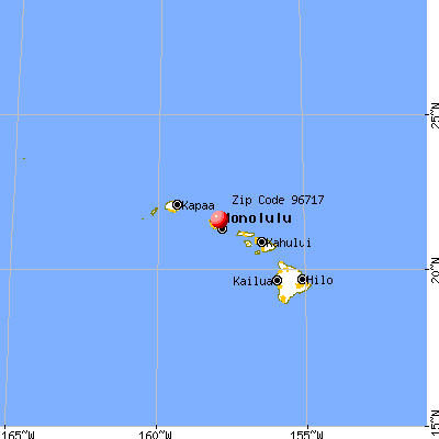 Punaluu, HI (96717) map from a distance