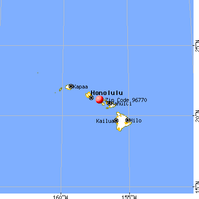 Maunaloa, HI (96770) map from a distance