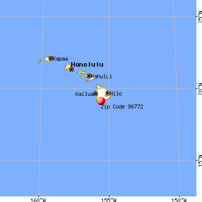 Discovery Harbour, HI (96772) map from a distance