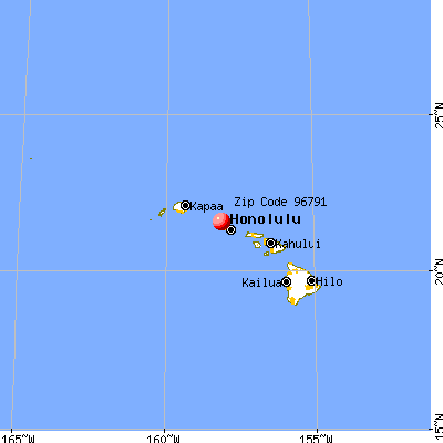 Mokuleia, HI (96791) map from a distance