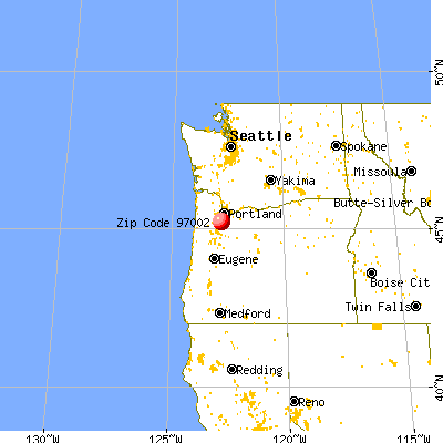 Butteville, OR (97002) map from a distance