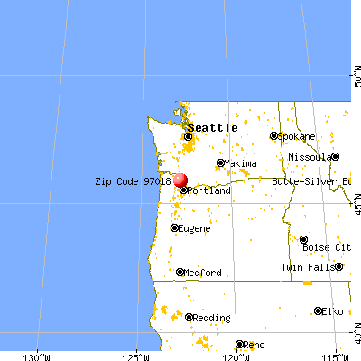 Columbia City, OR (97018) map from a distance