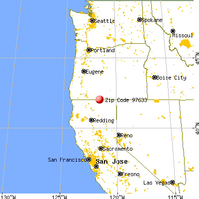 Merrill, OR (97633) map from a distance