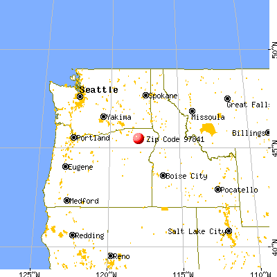 Imbler, OR (97841) map from a distance