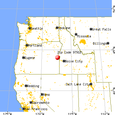 Vale, OR (97918) map from a distance