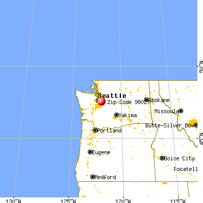 Mirrormont, WA (98027) map from a distance