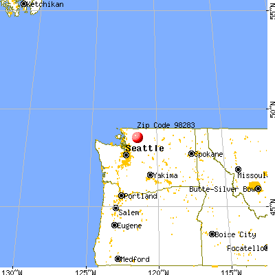 Rockport, WA (98283) map from a distance