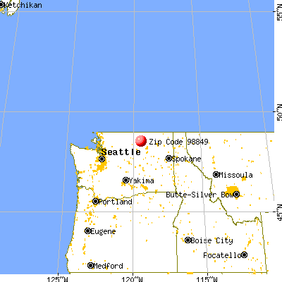 Riverside, WA (98849) map from a distance