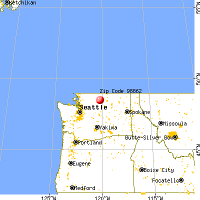 Winthrop, WA (98862) map from a distance