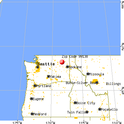 Inchelium, WA (99138) map from a distance