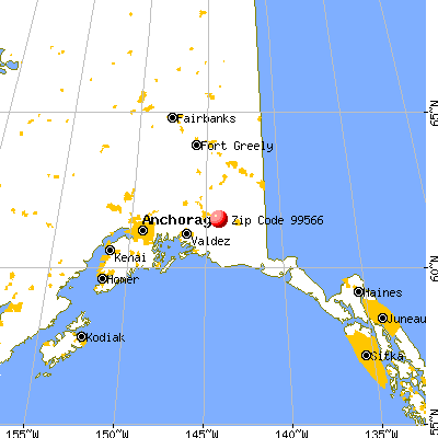 McCarthy, AK (99566) map from a distance