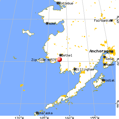 Eek, AK (99578) map from a distance