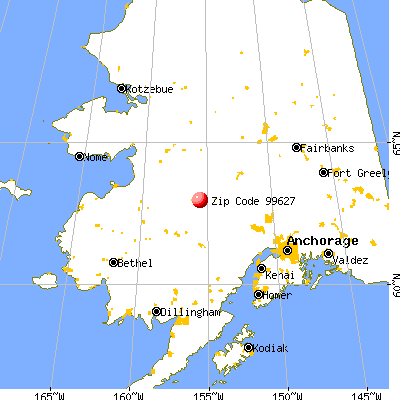 McGrath, AK (99627) map from a distance