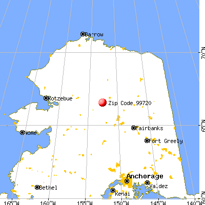 Alatna, AK (99720) map from a distance