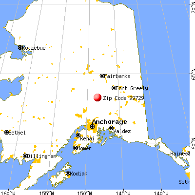 Cantwell, AK (99729) map from a distance