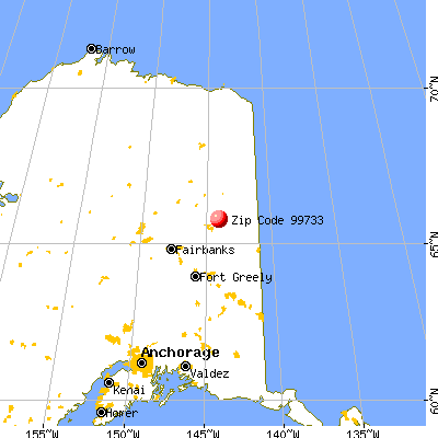 Circle, AK (99733) map from a distance